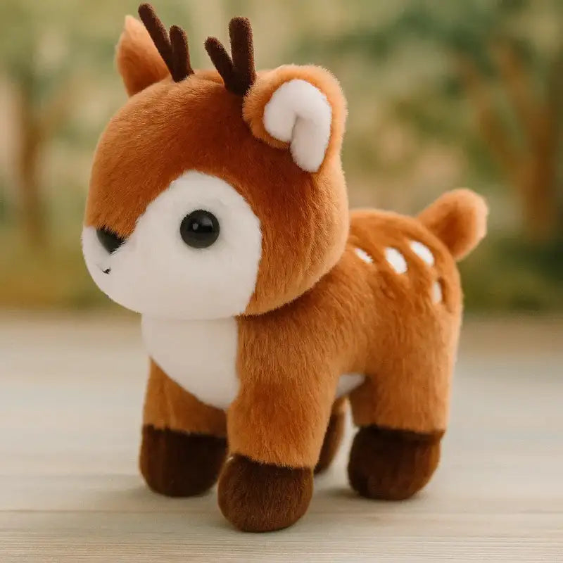 Baby Deer Stuffed Animal - Brown / One size