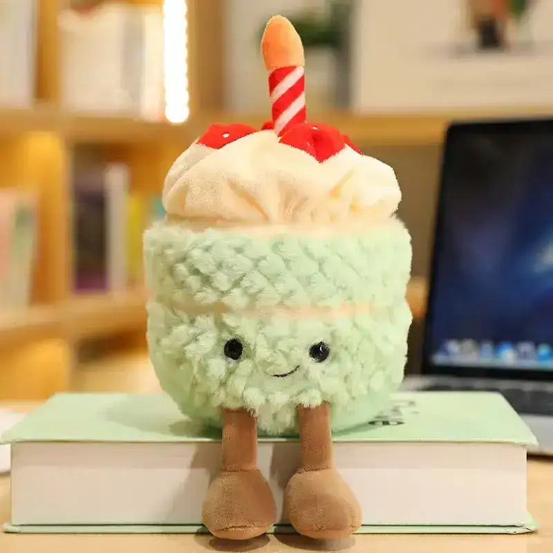 Birthday Cake Plush Green / One size