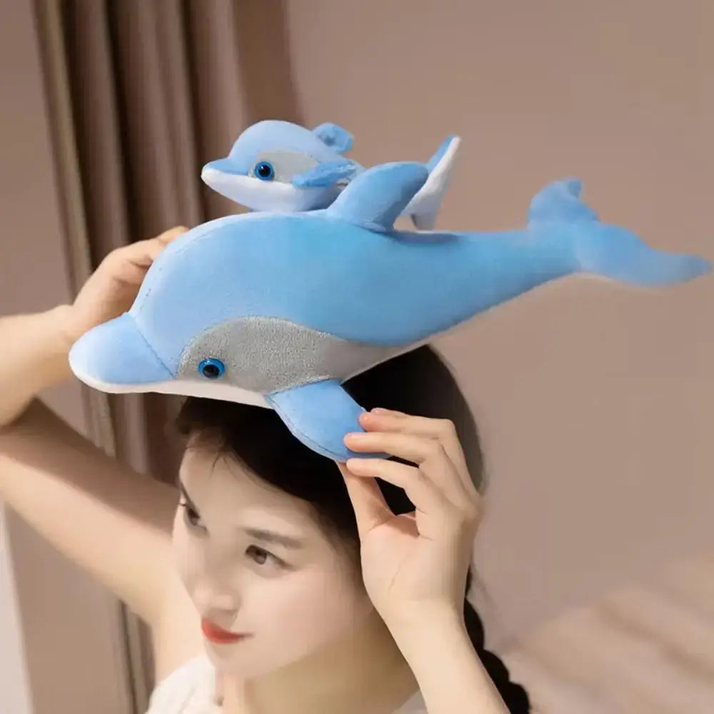 Blue Dolphin Plush Toy