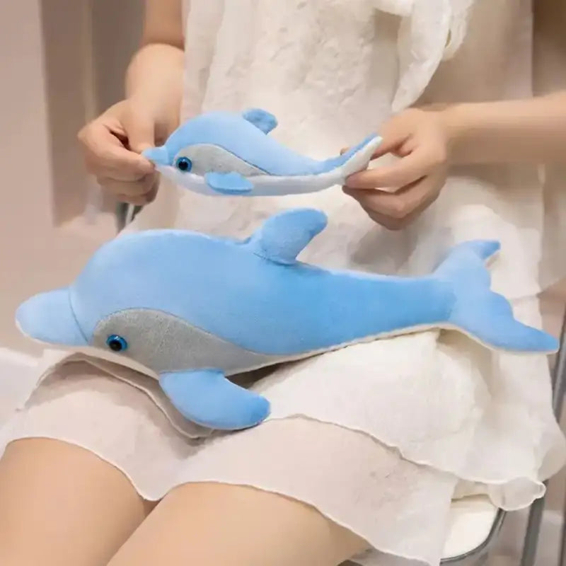 Blue Dolphin Plush Toy
