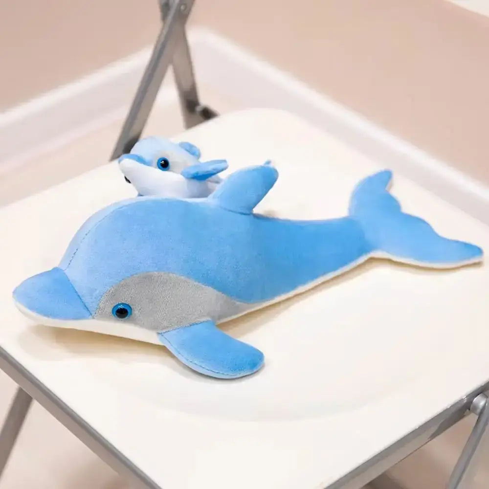 Blue Dolphin Plush Toy