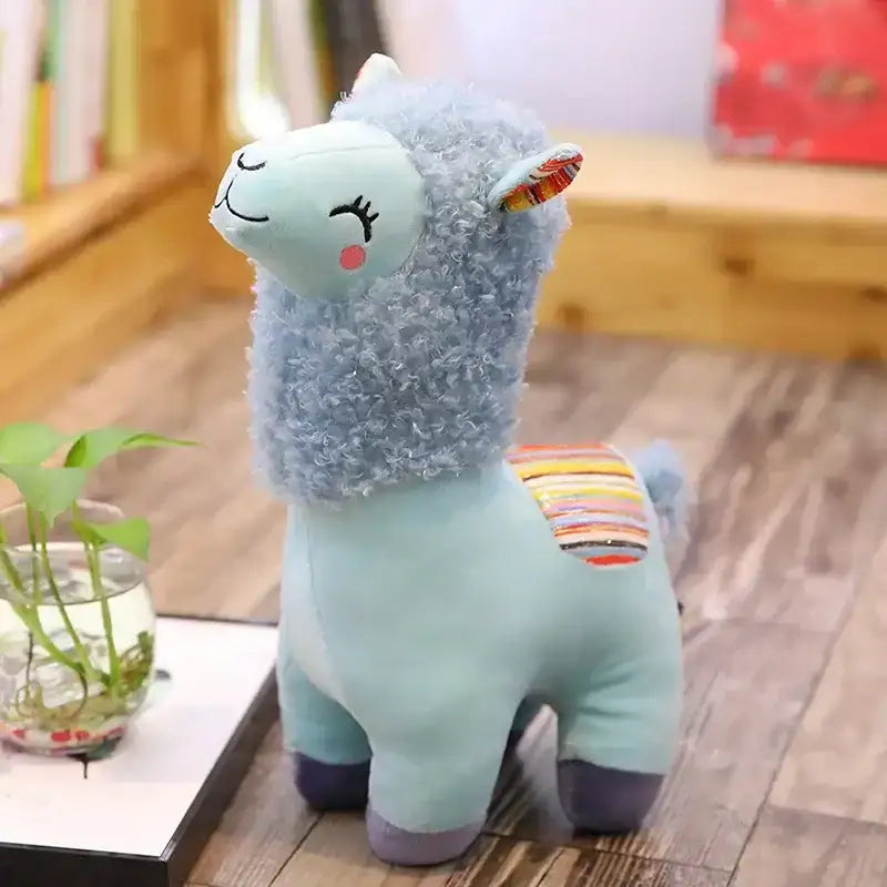 Blue Llama Plush