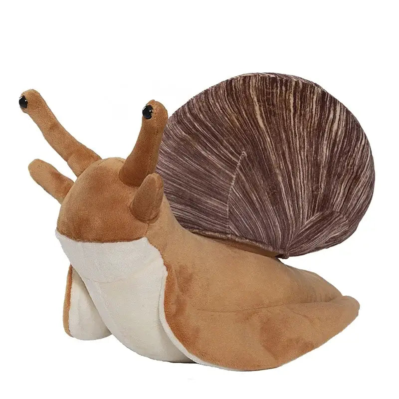 brown snail stuffed animal