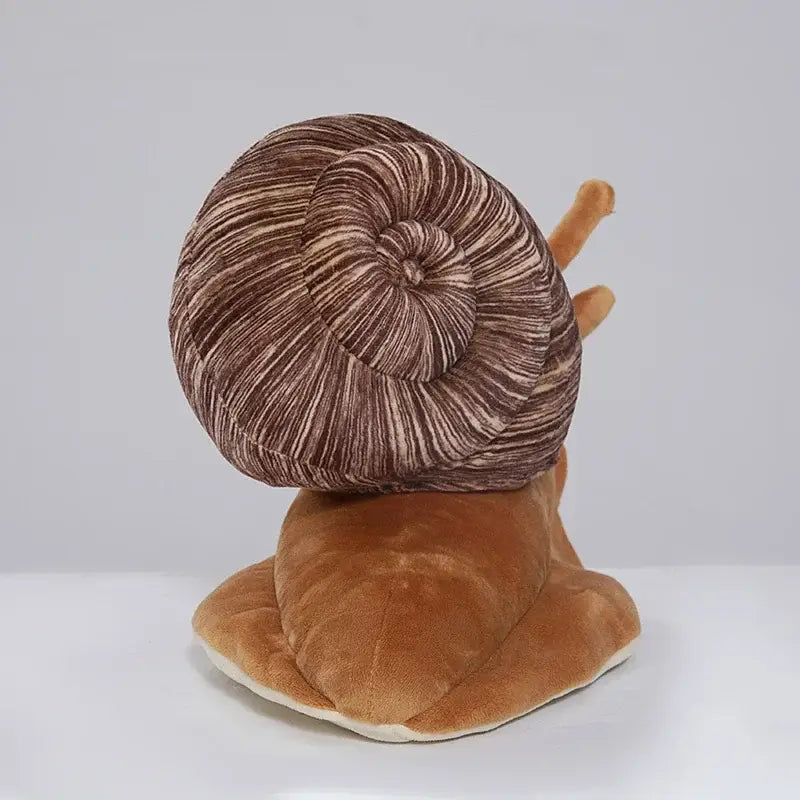 brown snail stuffed animal