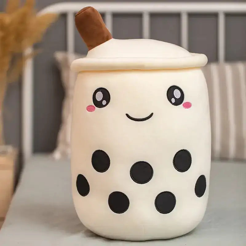 Bubble Tea Pillow - White / 7.9–9.1
