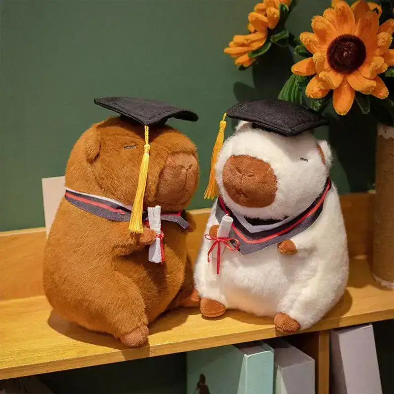 Capybara Graduation Plush