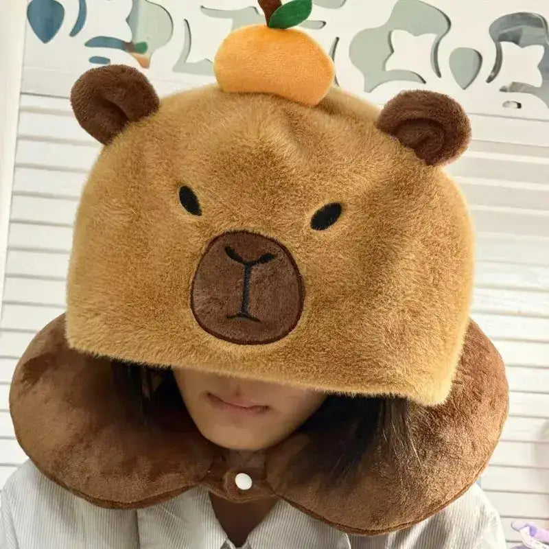 Capybara Neck Pillow