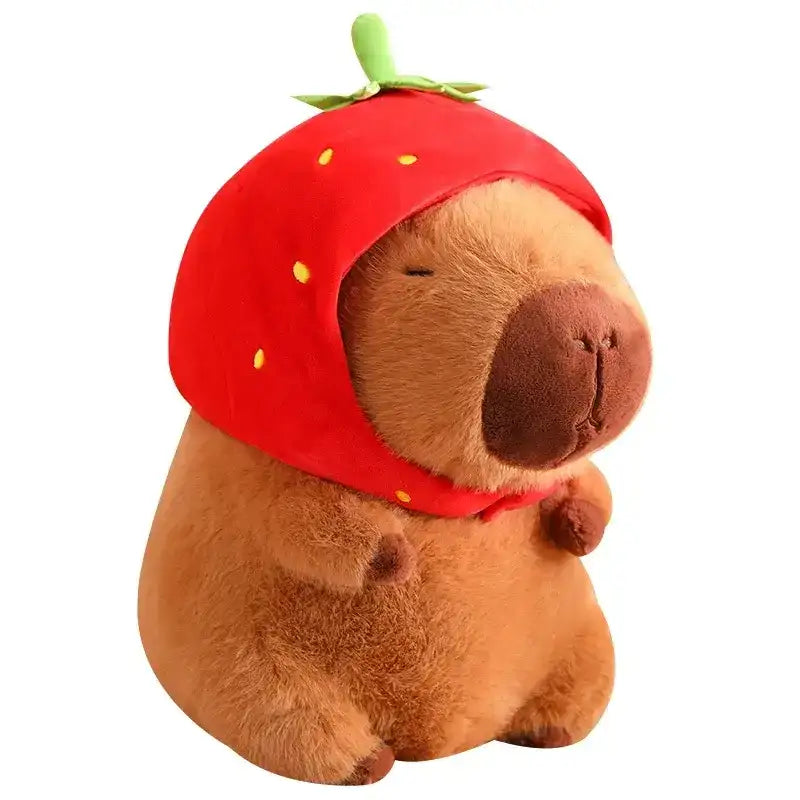 Capybara Strawberry Plush - 3.94–5.91