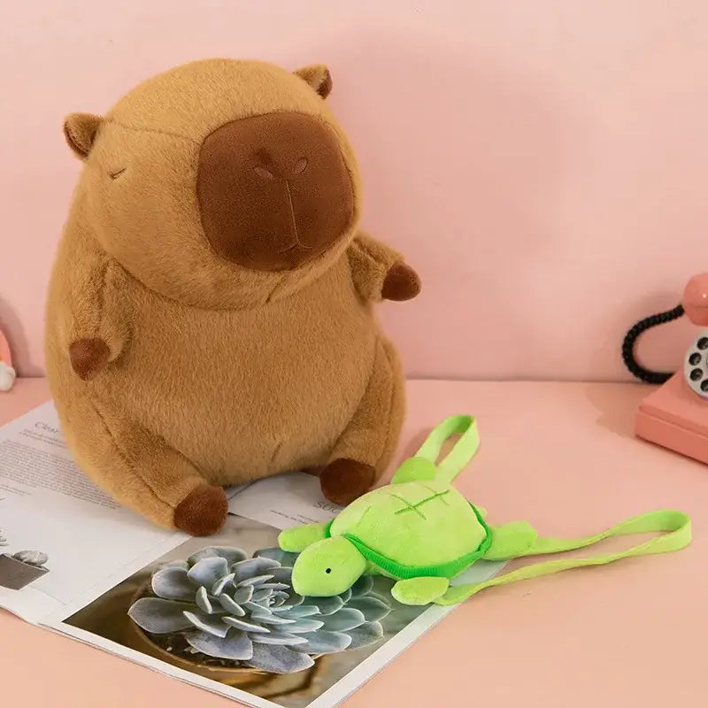 Capybara Turtle Backpack
