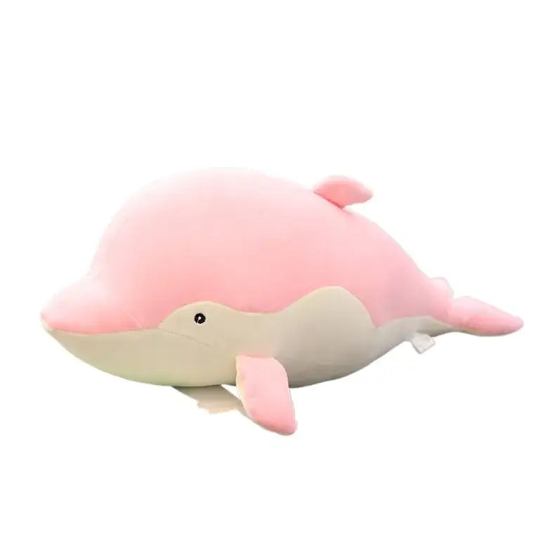 Cute Dolphin Stuffed Animal - Pink / 11.8