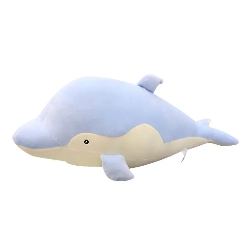 Cute Dolphin Stuffed Animal - Blue / 11.8