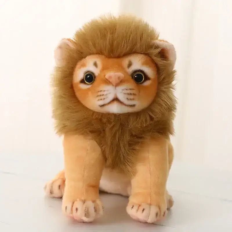 Cute Lion Stuffed Animal - Sitting / 23cm
