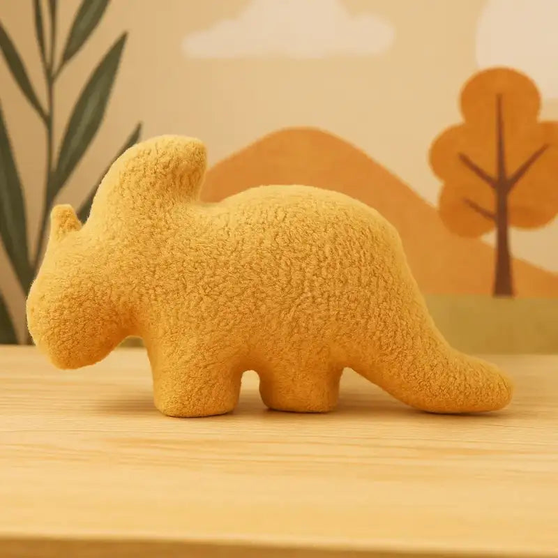 Dinosaur Chicken Nugget Plush - Triceratops