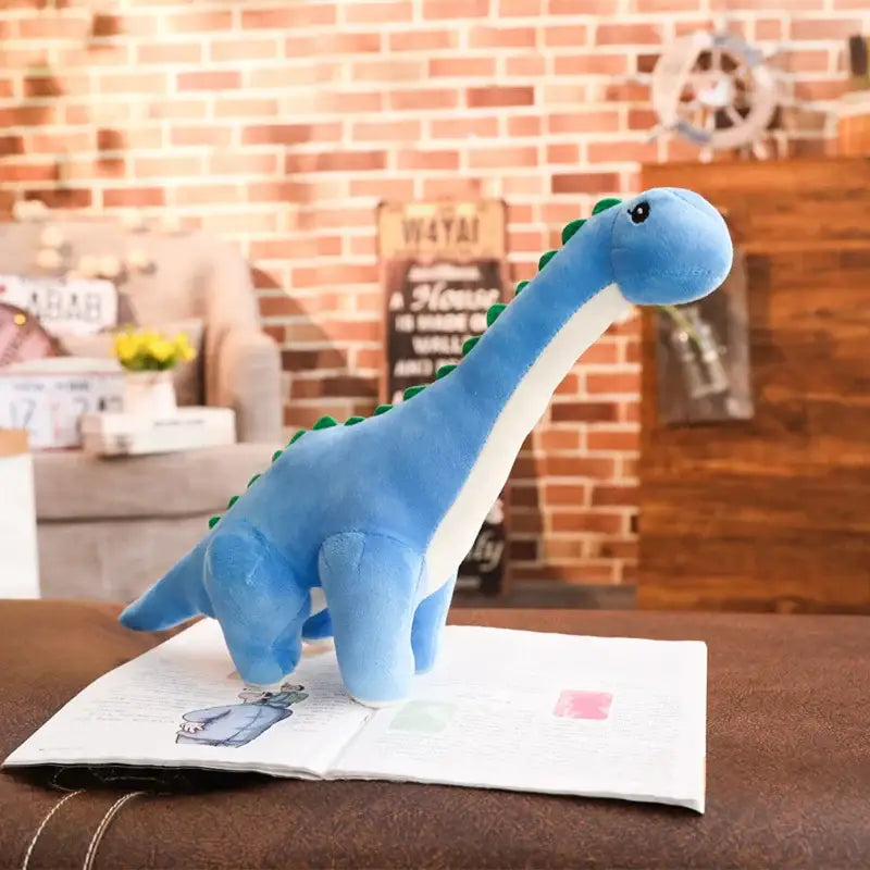 Diplodocus Stuffed Animal - Blue / 19.6 inches