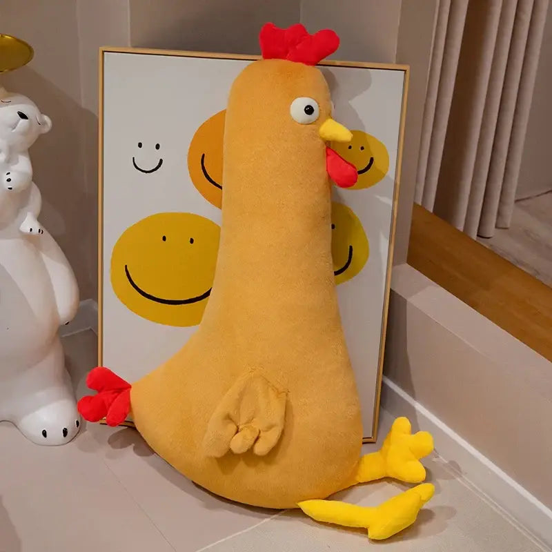 Giant Chicken Stuffed Animal - Orange / 35.43