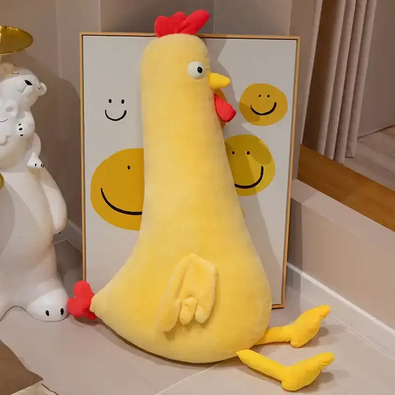 Giant Chicken Stuffed Animal - Yellow / 35.43