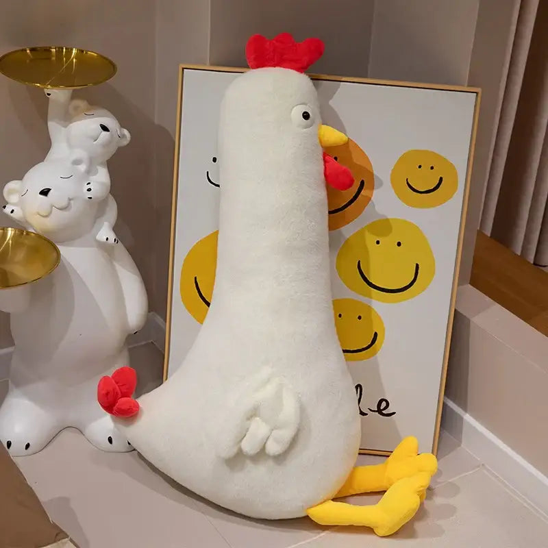 Giant Chicken Stuffed Animal - White / 35.43