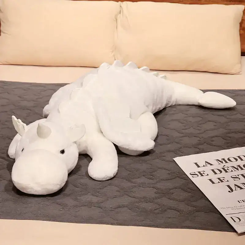 Giant Dragon Stuffed Animal - White / 43.3