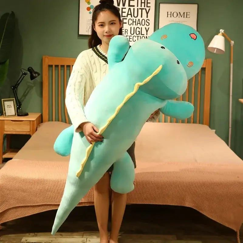 Giant Plush Dinosaur - Blue / 31.5