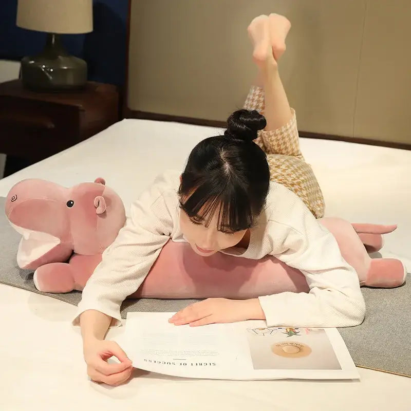 Giant Plush Hippopotamus