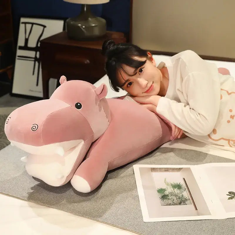 Giant Plush Hippopotamus