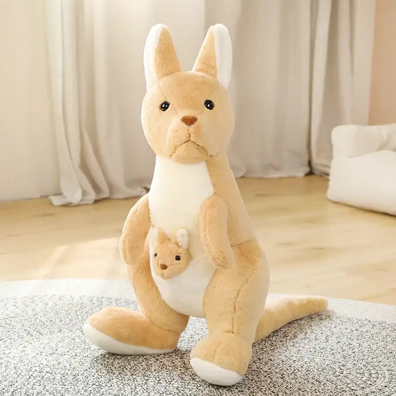Giant Plush Kangaroo - Brown / 35.43