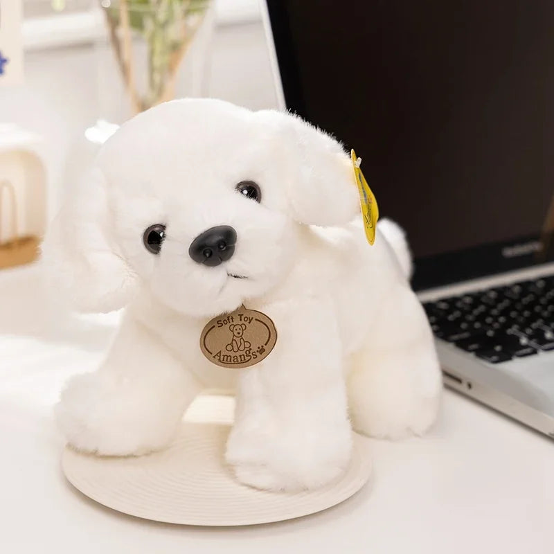 Golden Retriever Plush - White / 8