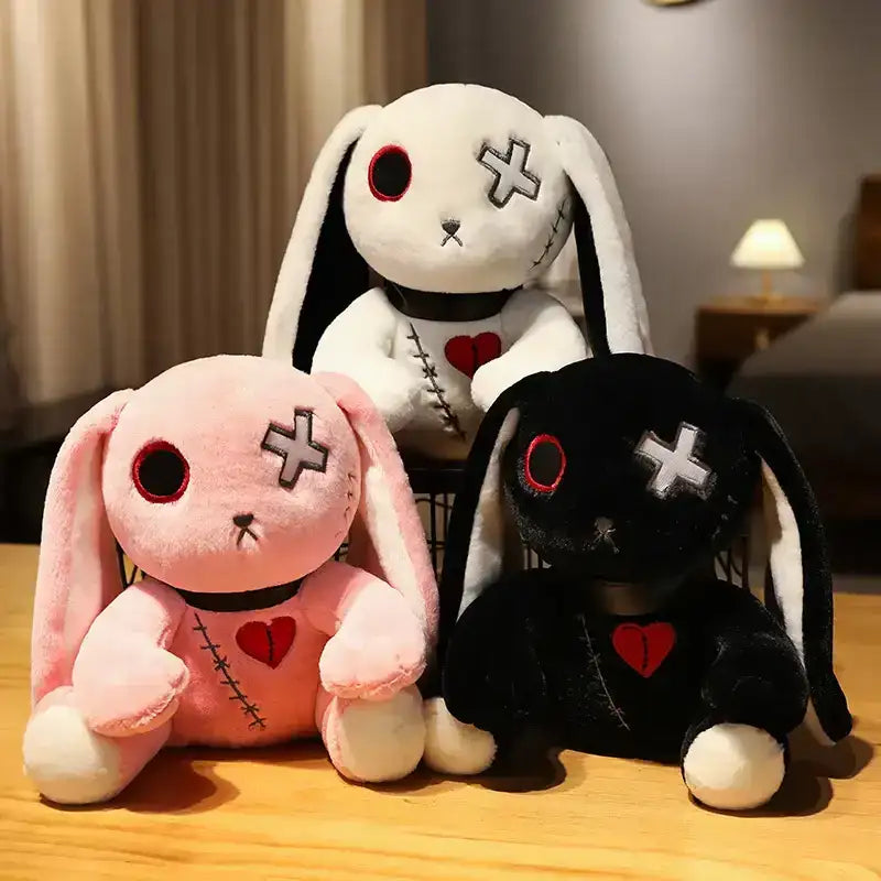 Goth Bunny Plush
