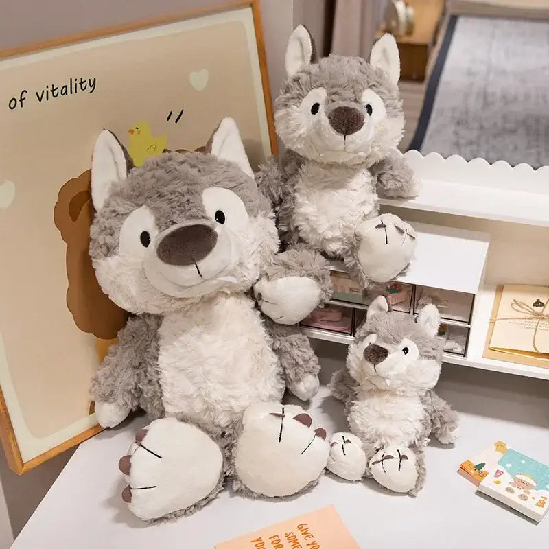 Grey Wolf Stuffed Animal