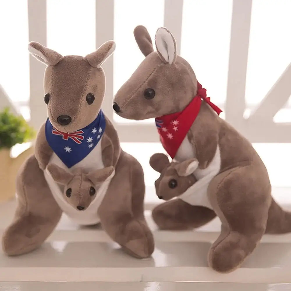 Kangaroo with Joey Stuffed Animal