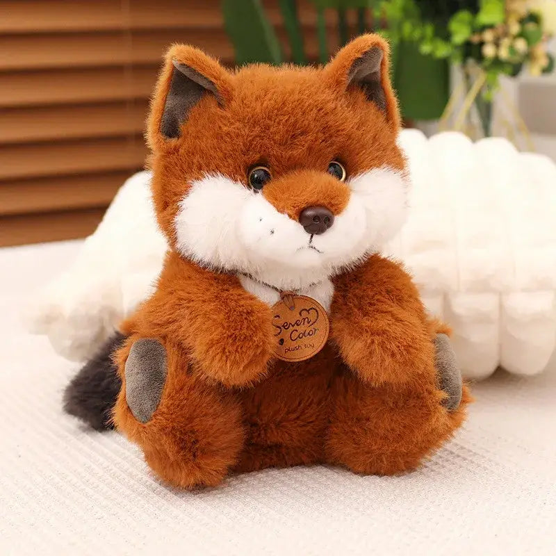 Kawaii Fox Plush - Sitting fox / 9.84-11.81