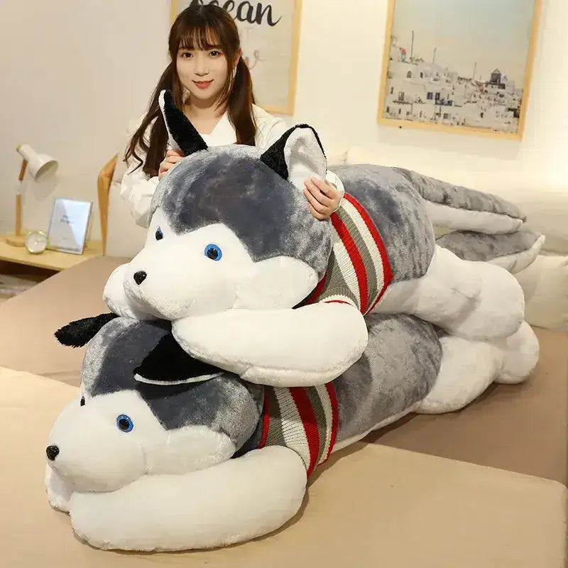 Large Husky Plush Toy - 19.6 inches