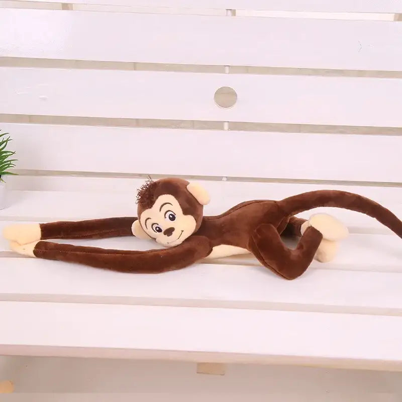 Long Arm Monkey Plush - Brown