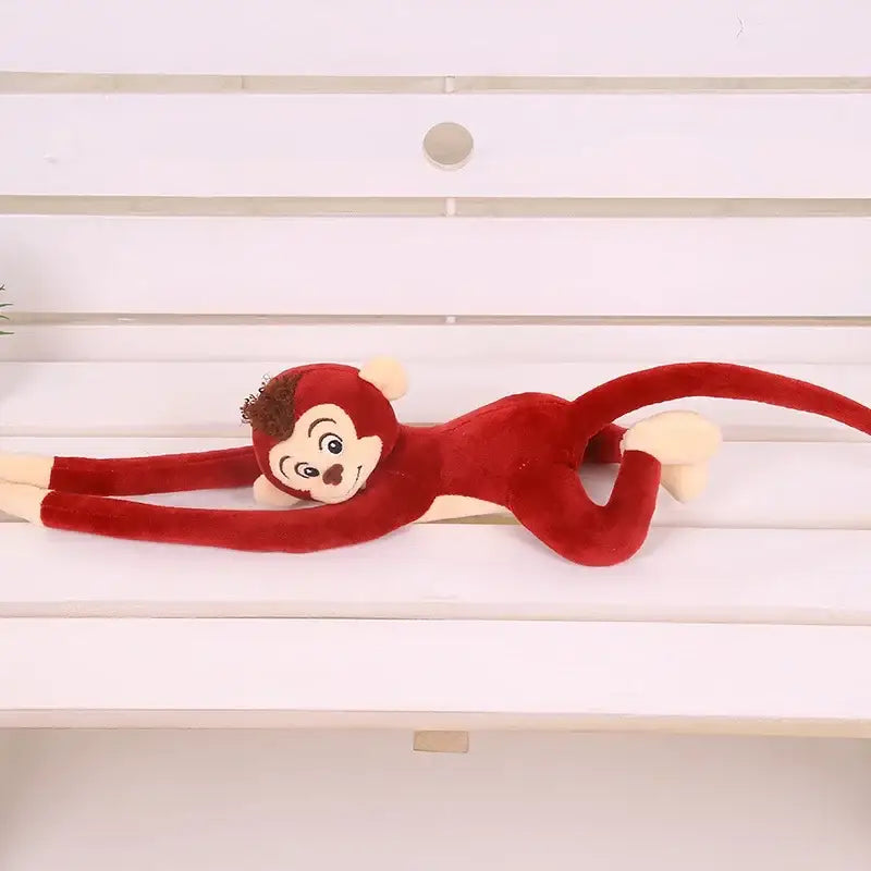 Long Arm Monkey Plush - Red