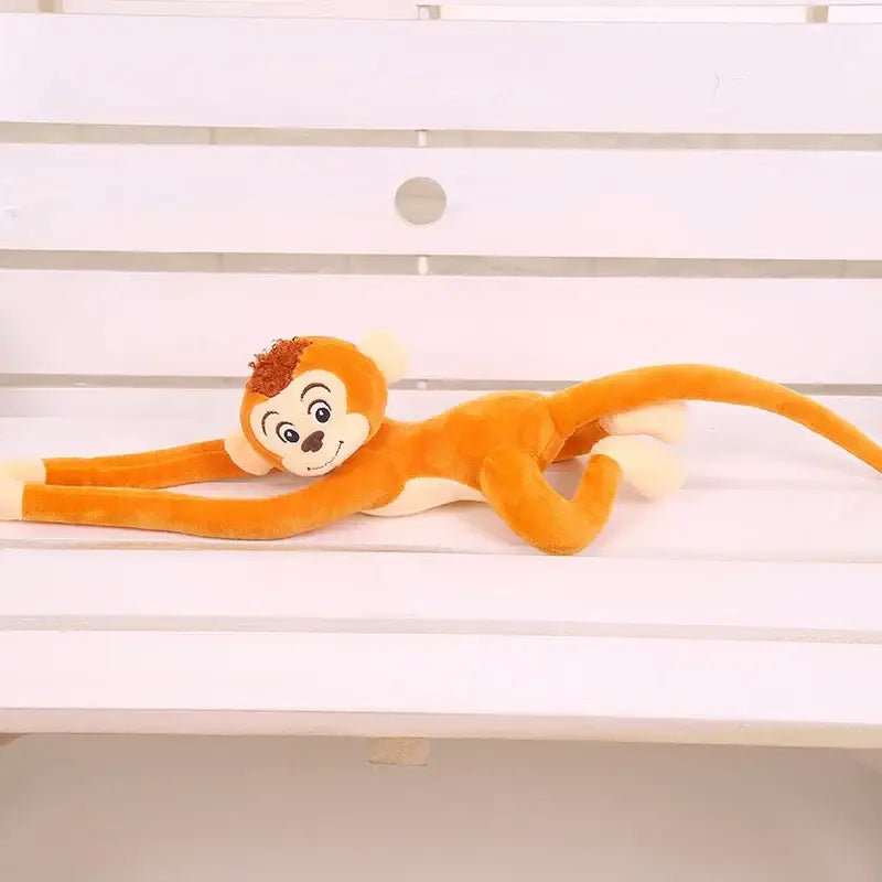 Long Arm Monkey Plush - Orange