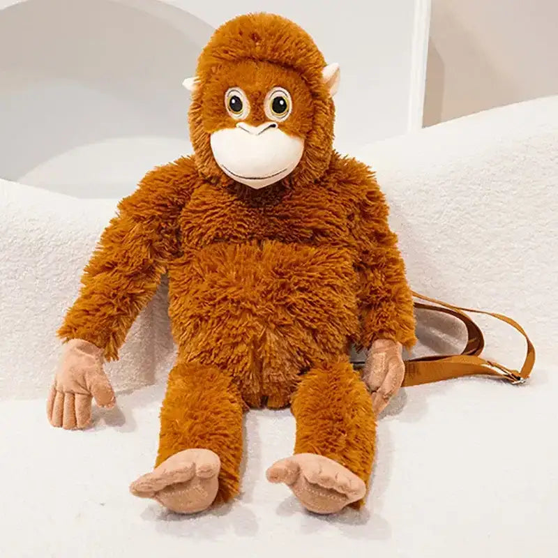 Monkey Plush Backpack