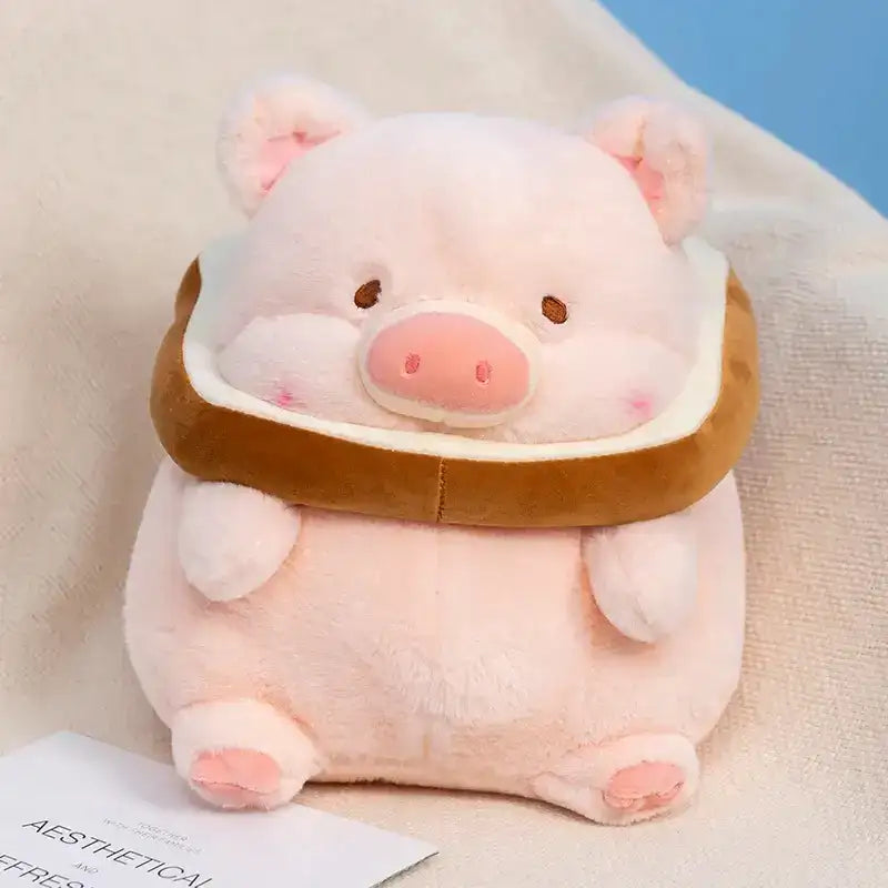 Pig Toast Bread Plush - 7.9 inches