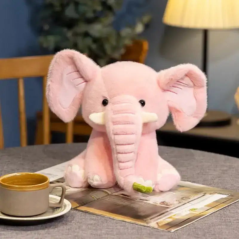 Pink Elephant Plush - 9.8