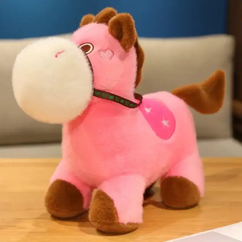 Pink Horse Stuffed Animal - 9.06