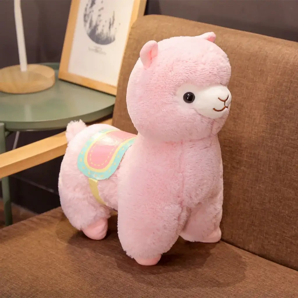 Pink Llama Stuffed Animal