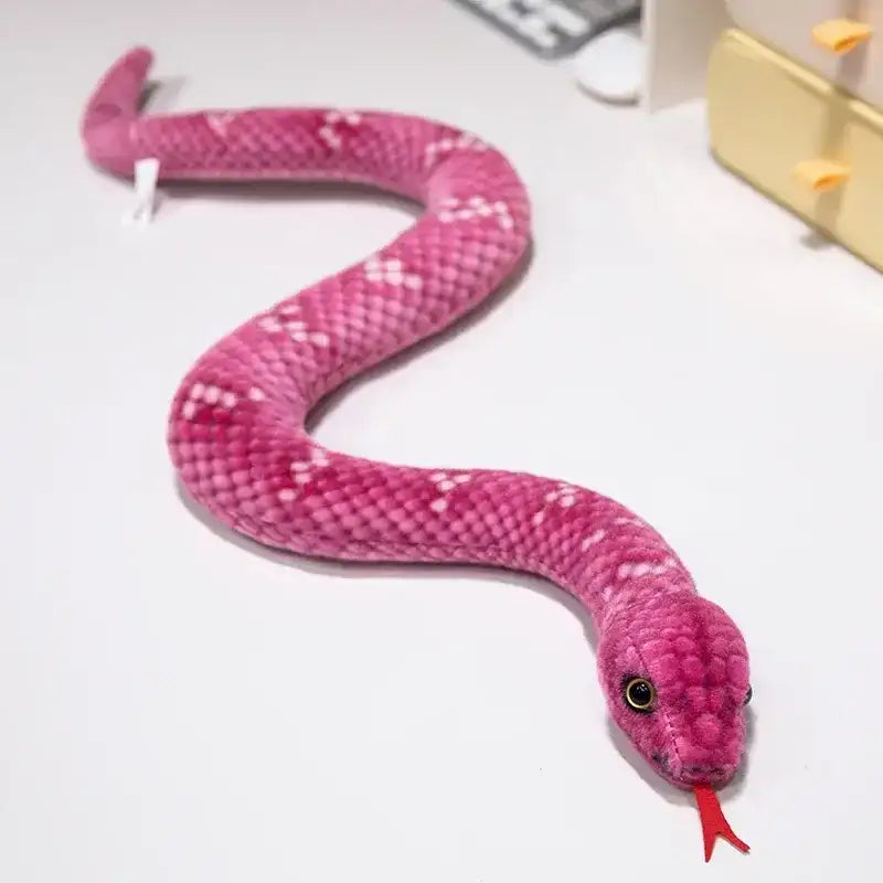 Pink Snake Plush - 19.7