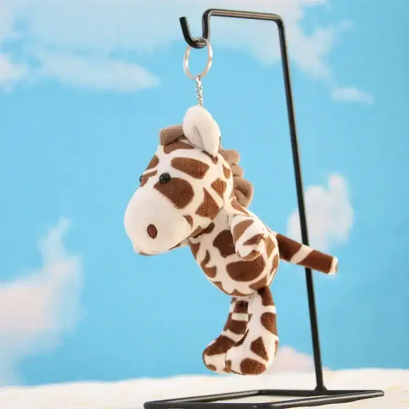 Plush Giraffe Keychain