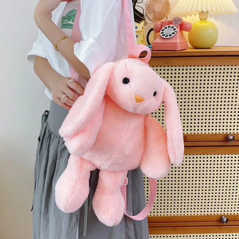 Plush Rabbit Backpack