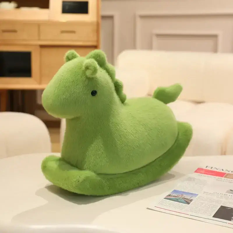 Plush Rocking Horse - Green / 15.75