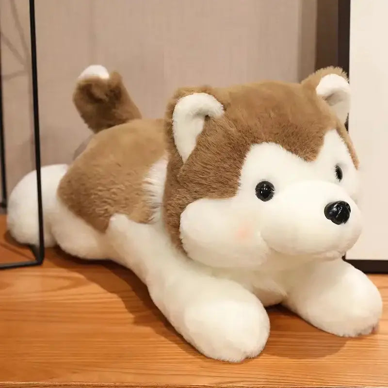 Plush Wolf Toys - Brown / 11.8