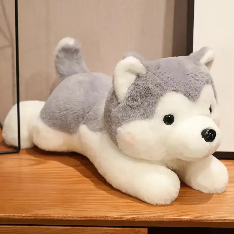 Plush Wolf Toys - Grey / 11.8