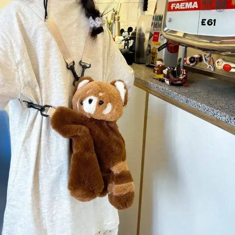 Raccoon Plush Backpack