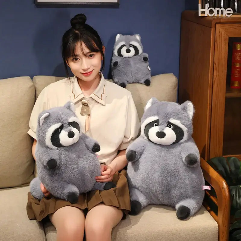 Raccoon Plush Fat