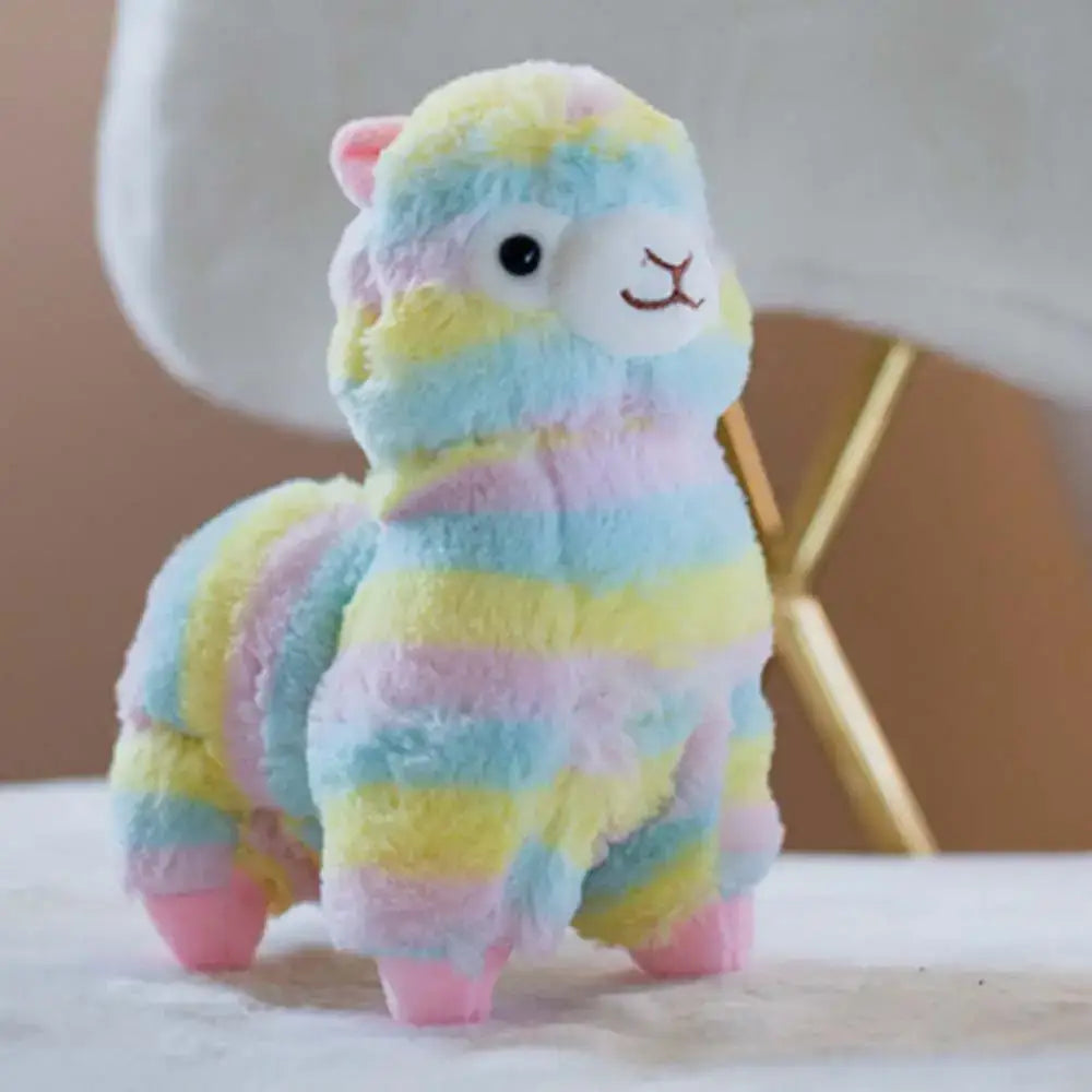 Rainbow Alpaca Plush