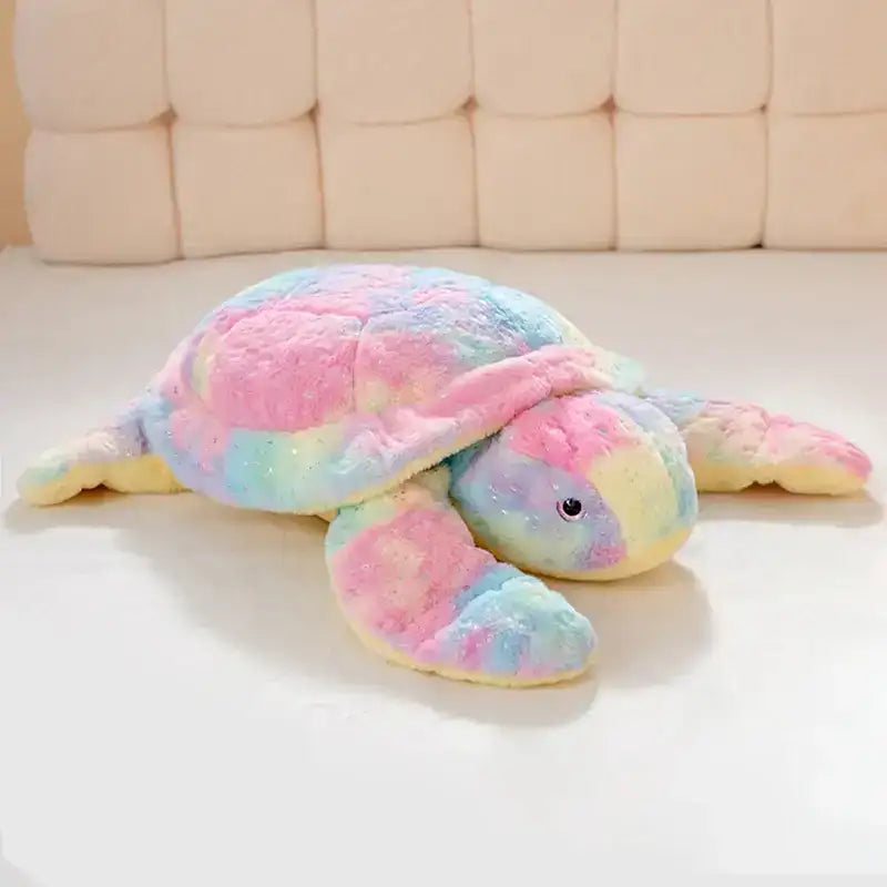 Rainbow Turtle Plush - 13.8